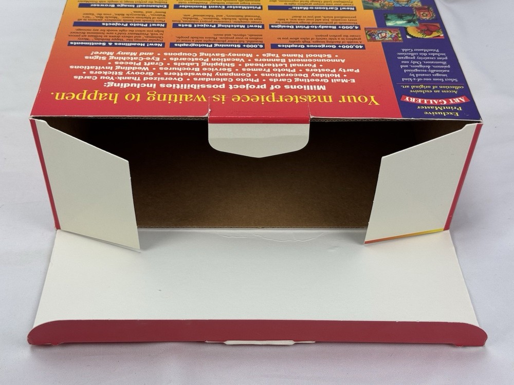 Printmaster Gold Deluxe PC Big Box CD Win 95 Templates Tools Project Types 1997