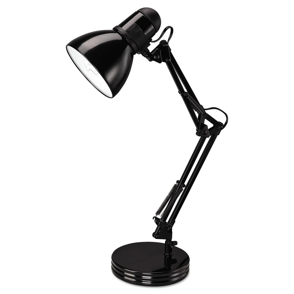 ALE Architect Desk Lamp, Adjustable Arm, 22" High, Black