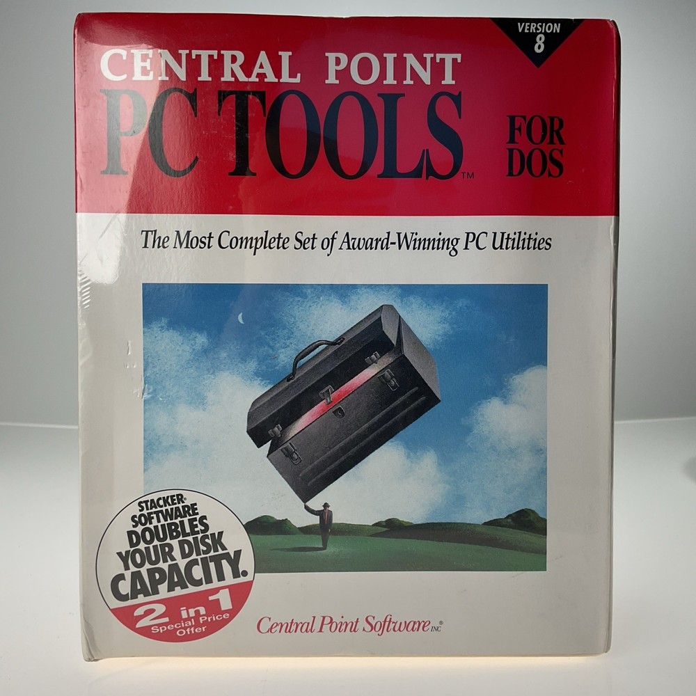Central Point PC Tools Version 8 For DOS 104392001 Factory Sealed