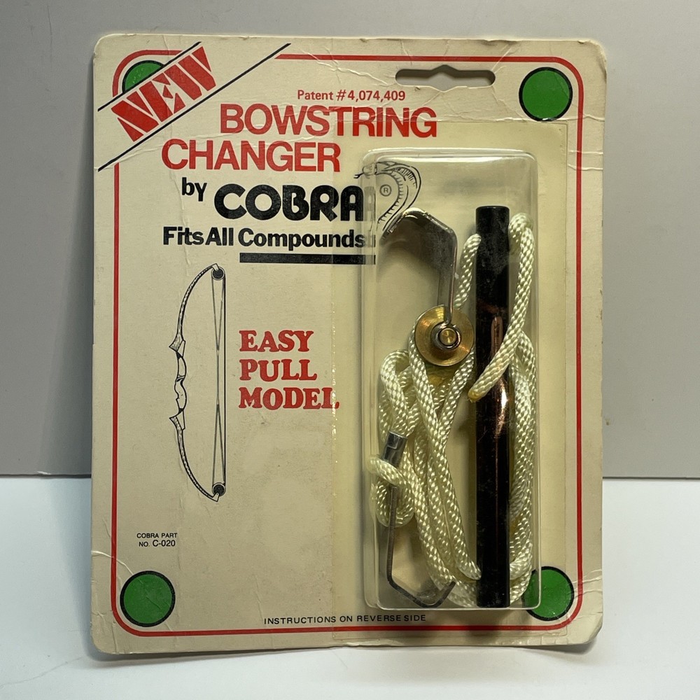 Cobra Archery Bowstring Changer - Fits All Compound Bows Vintage NOS Sealed New