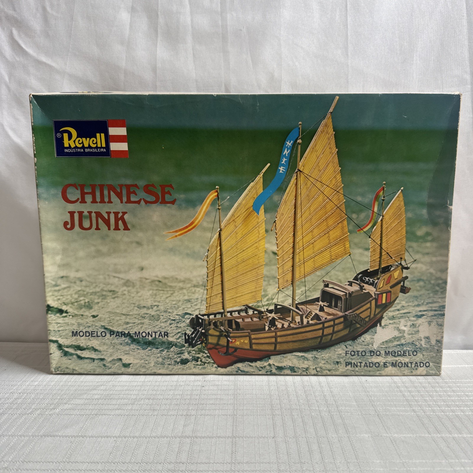 Revell Chinese Junk Plastic Model Kit H-341 Made in Brazil VINTAGE NEW RARE