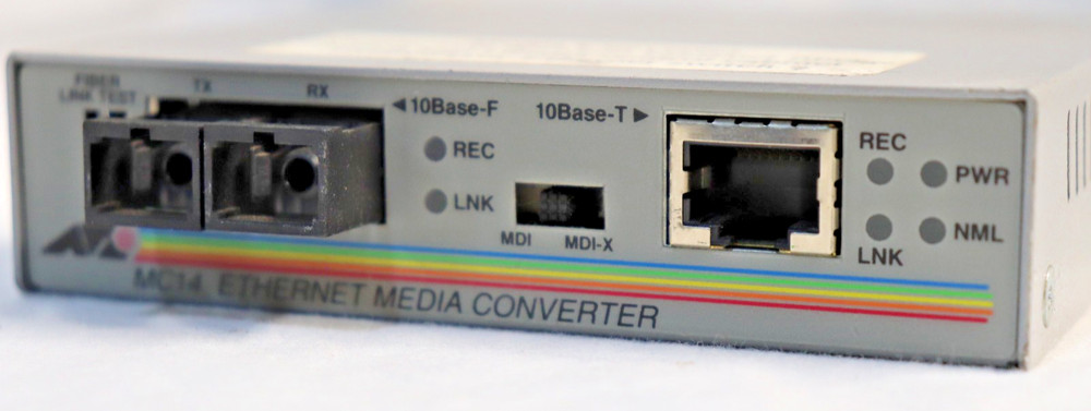 AT-MC14 Allied Telesyn Ethernet Media Converter Module MC14 Communications Node