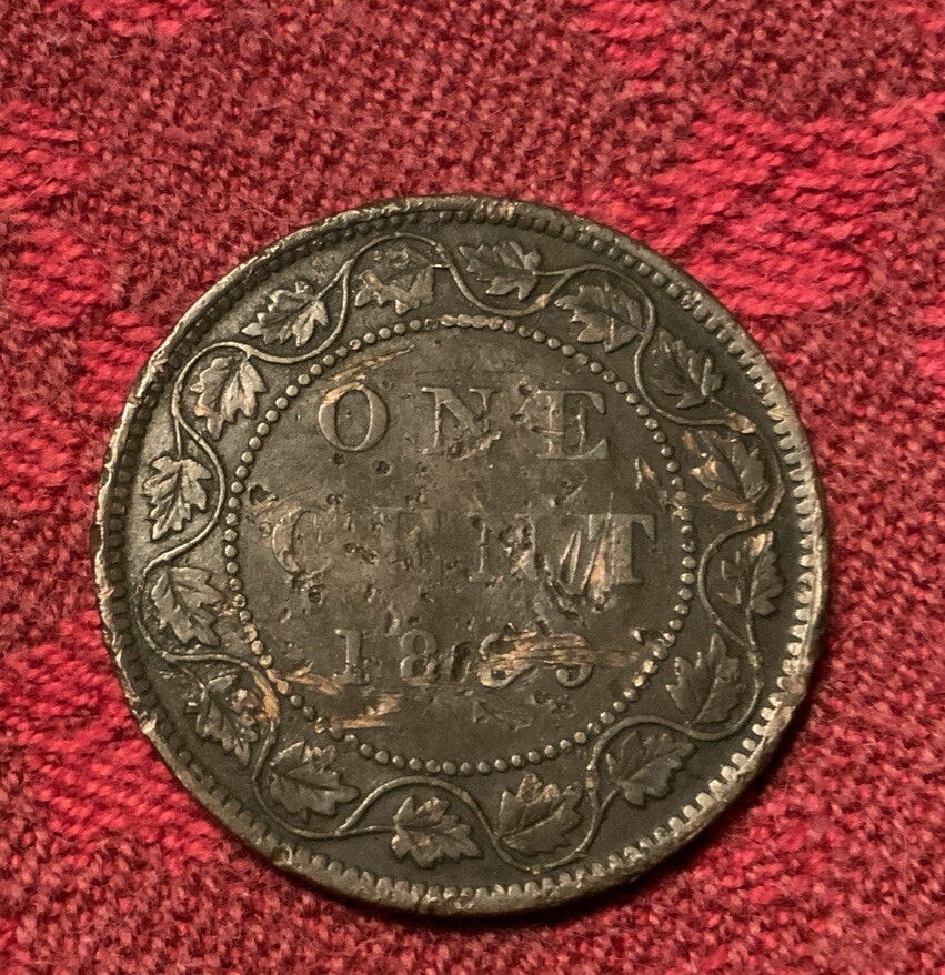 1889 ? Canada One Cent coin