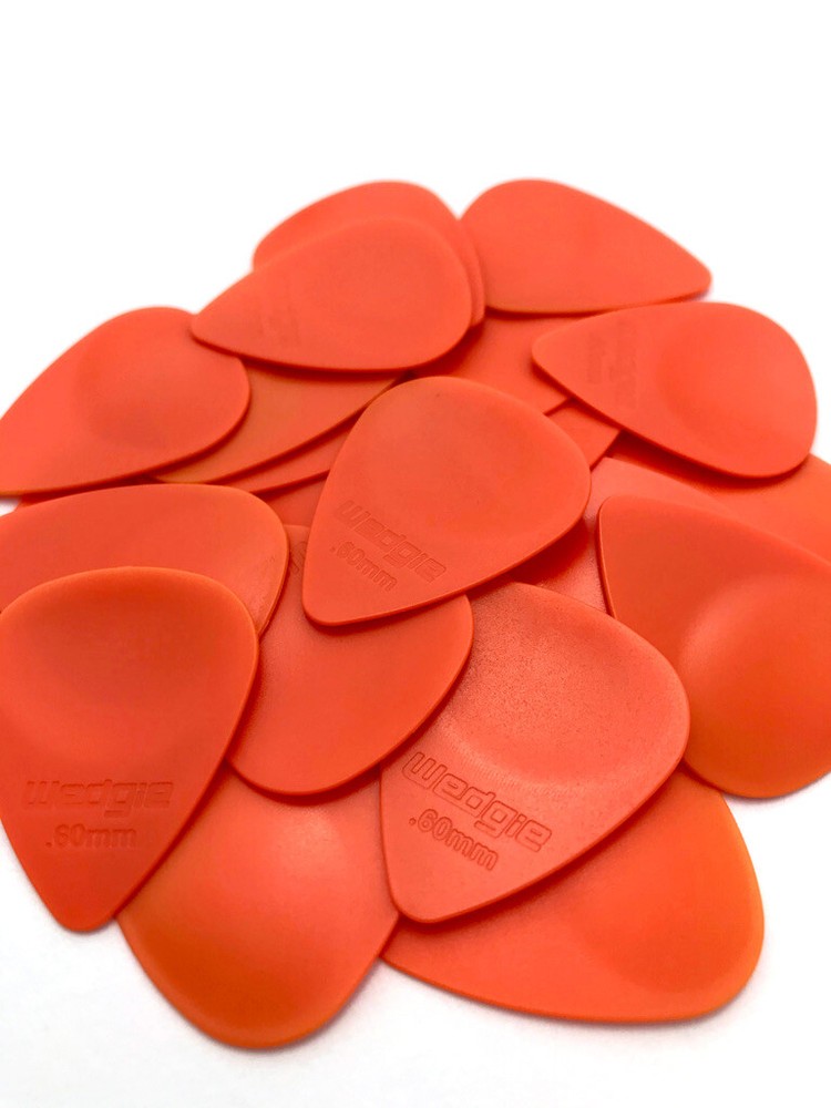 Wedgie Delrin EX Guitar Picks | .60mm | Orange | 36 pcs