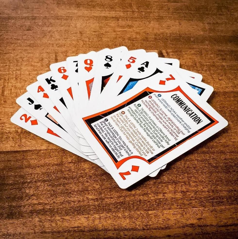 Emergency Preparedness Playing Cards by Ready Hour