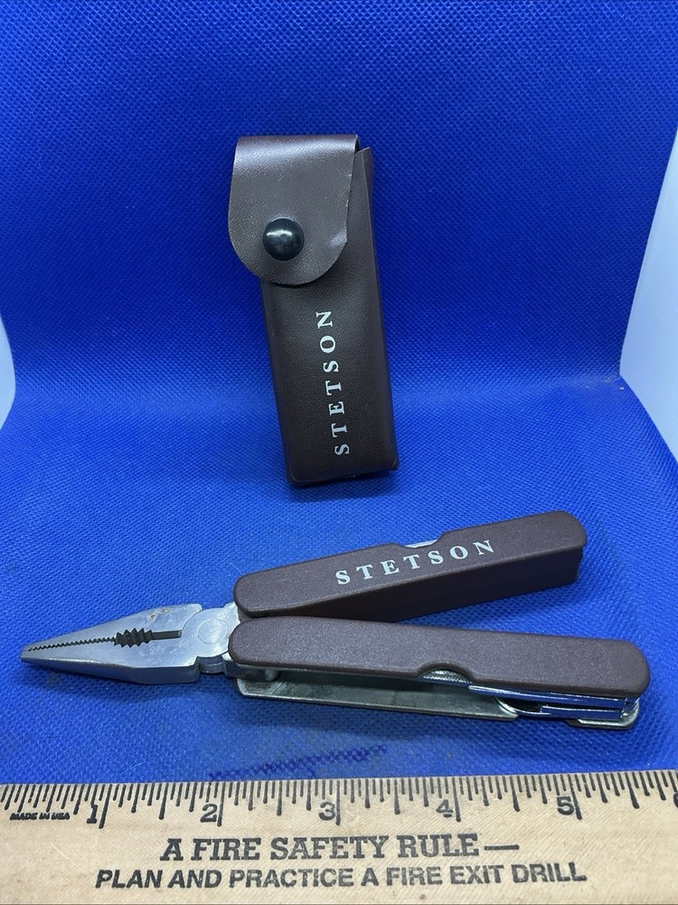 Vintage Stetson Mens Multitool With Case