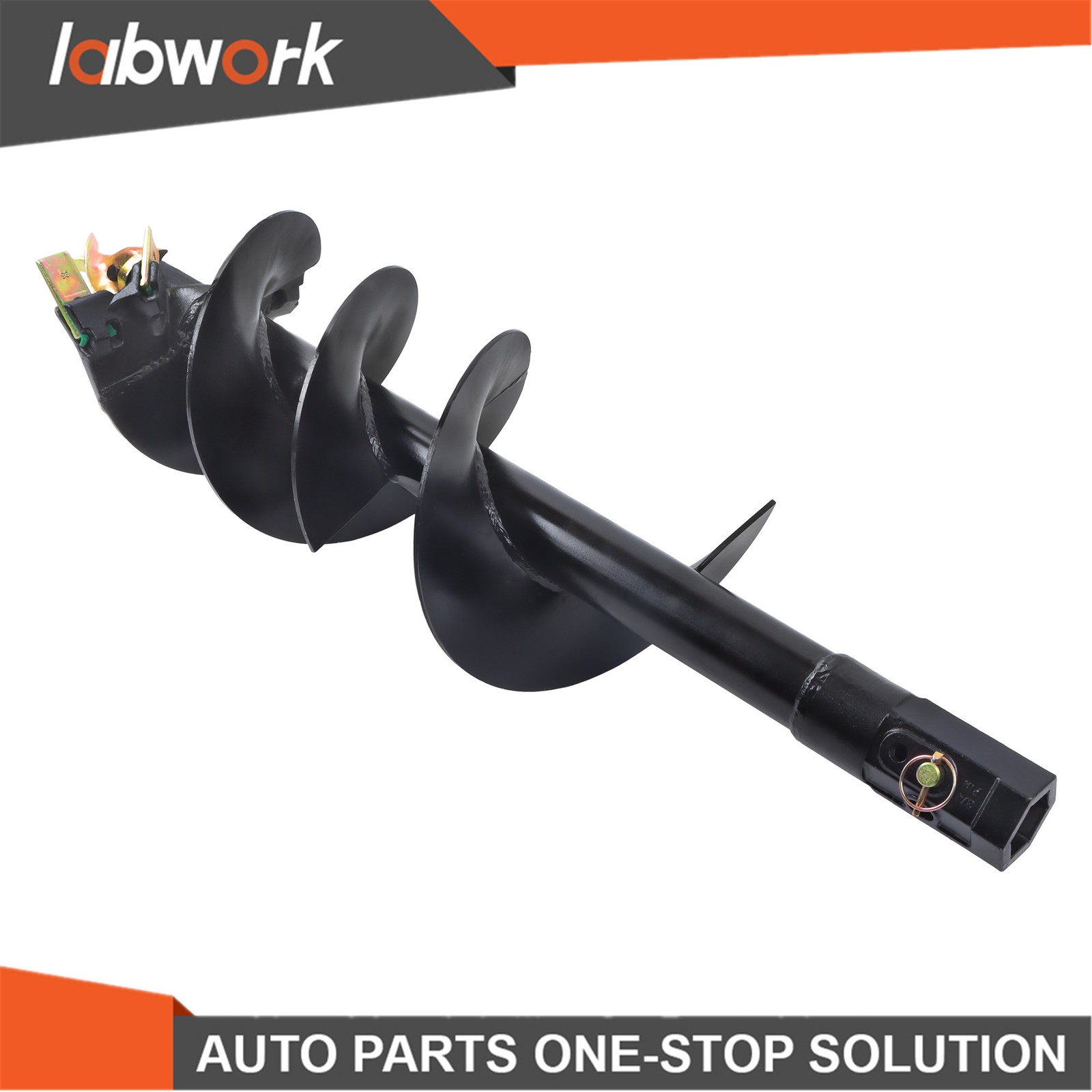 Labwork 12" x 48" Digger Auger Bit Attachment, 2" Hex Compatible