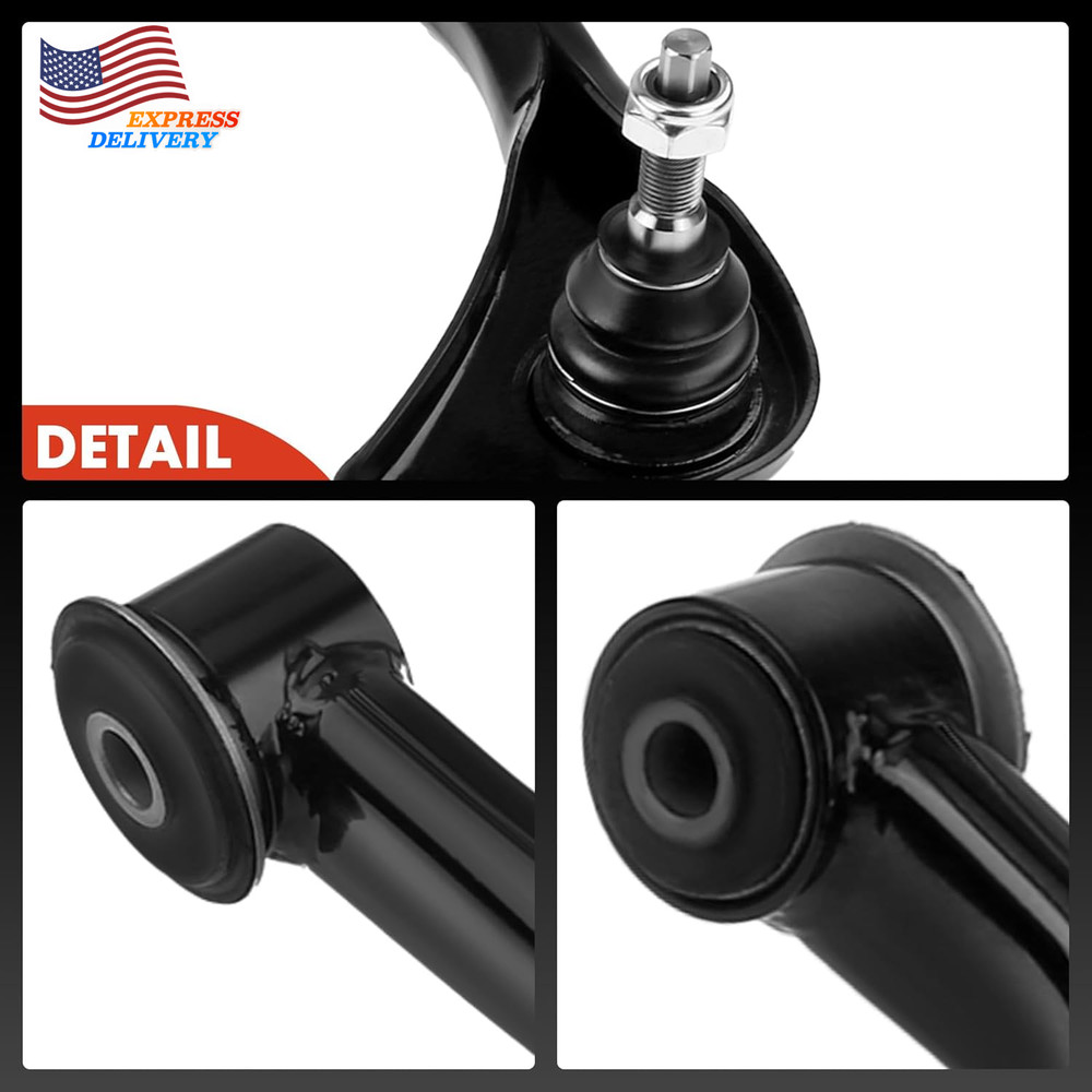 2 X Front Upper Control Arm with Ball Joint & Bushing Compatible Ram 2011-2018
