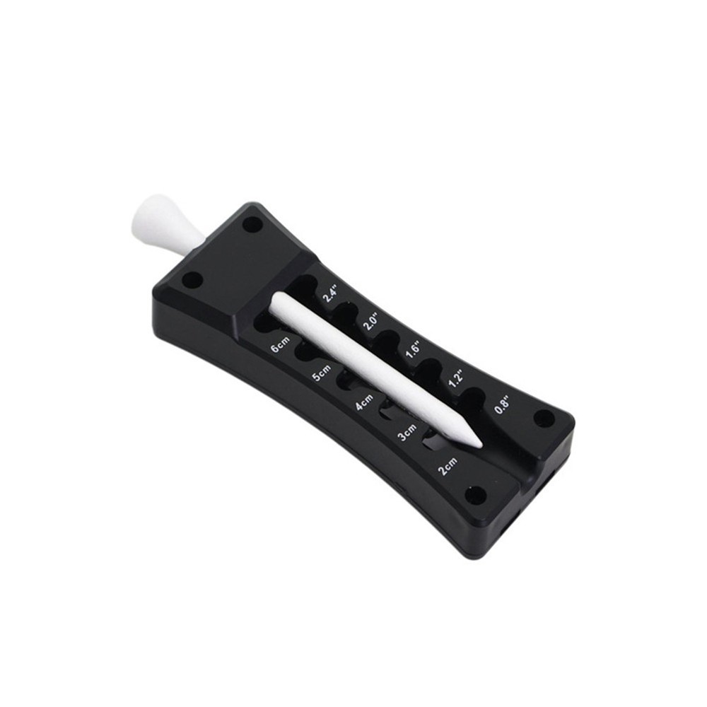 Multi Purpose Golf Tool with Adjustable Tee Height and Repair Features
