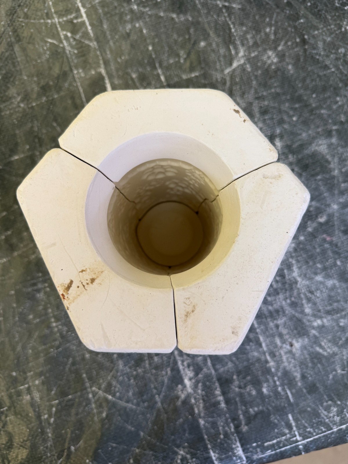 VINTAGE ARNEL'S CERAMIC MOLD #873 DAISY TUMBLER