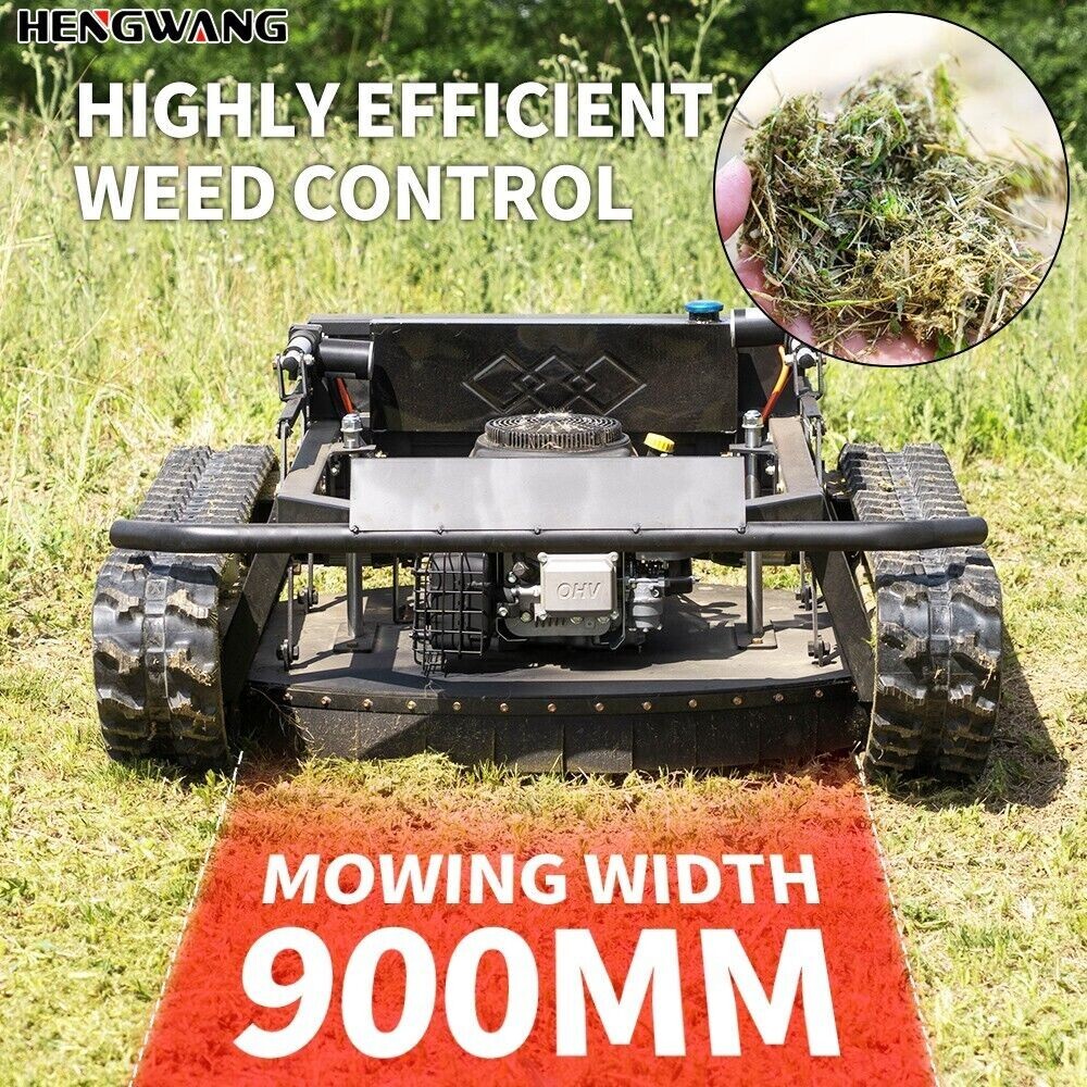 Remote Control Gasoline Lawn Mower All Terrain Outdoor Off-Road Reclamation