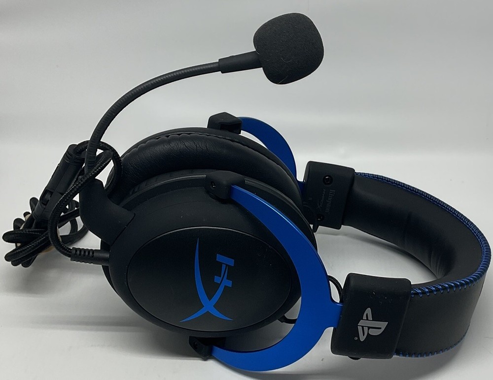 HyperX Cloud PlayStation Official PS4 Wired Stereo Gaming Headset, Untested