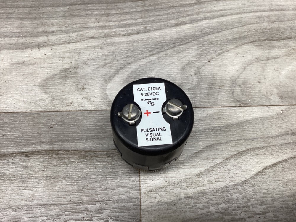Edwards E105A Panel Mount Pulsating Visual Signaln6-28VDC #12F296*CO