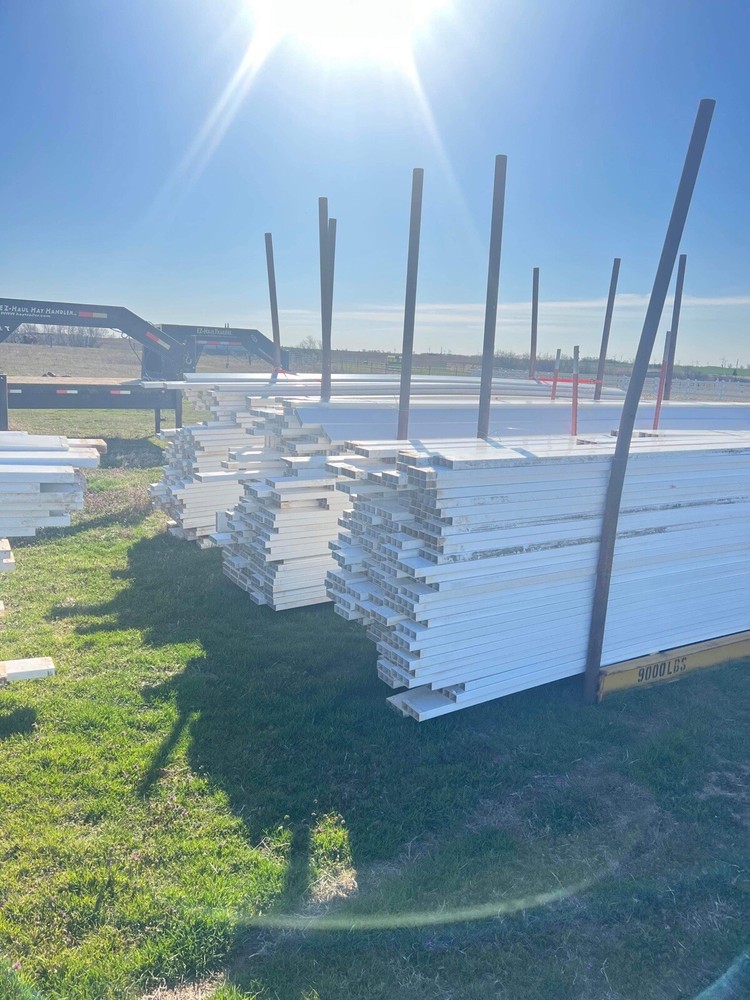 White Vinyl Split Rail Fence