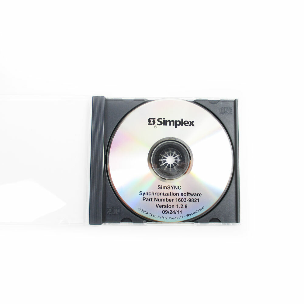 (NEW) SIMPLEX 1603-9821 SYMSYNC FOR SIMPLEX 1250 CD SOFTWARE FIRE ALARM