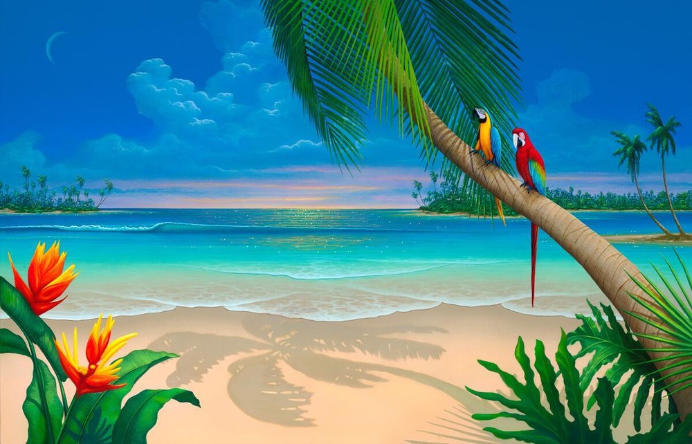 Ceramic Backsplash Tile Mural Beach Scene Seaside Ocean - Another Perfect Day