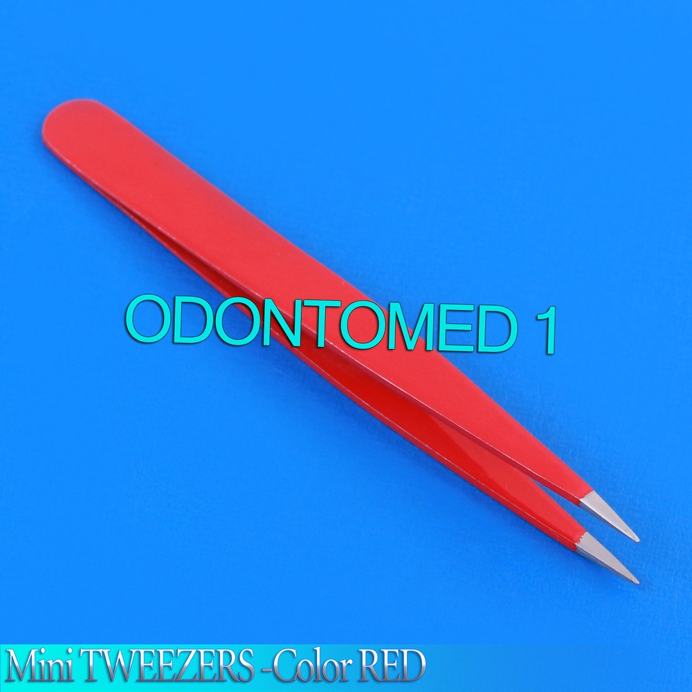 MINI TWEEZERS SHARP -Color RED