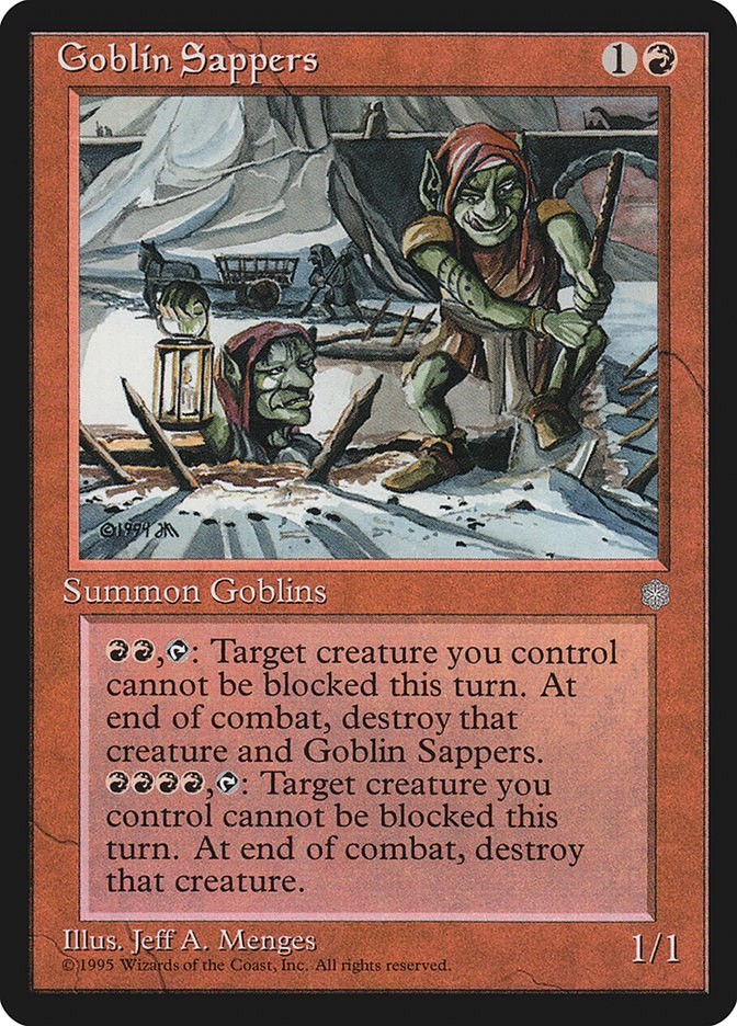 Goblin Sappers Ice Age N/A MTG MP