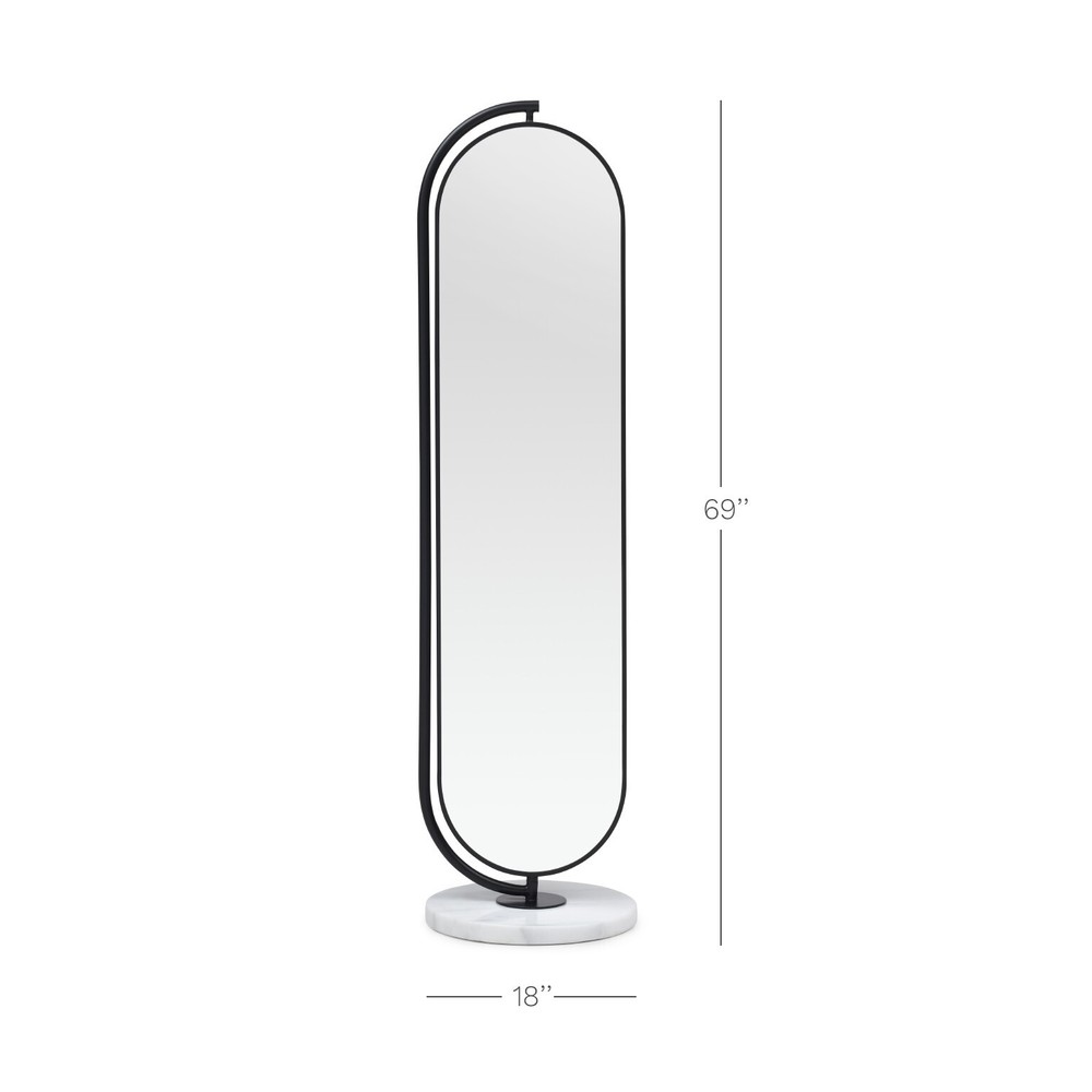 Solara Full-Length Mirror with Stand| Wardrobe Mirror |