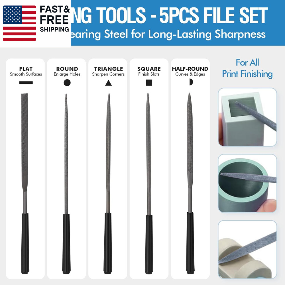 38PCS 3D Printer Tools, 3D Printer Tool Kit with Nozzle Cleaner, Scraper, Files,