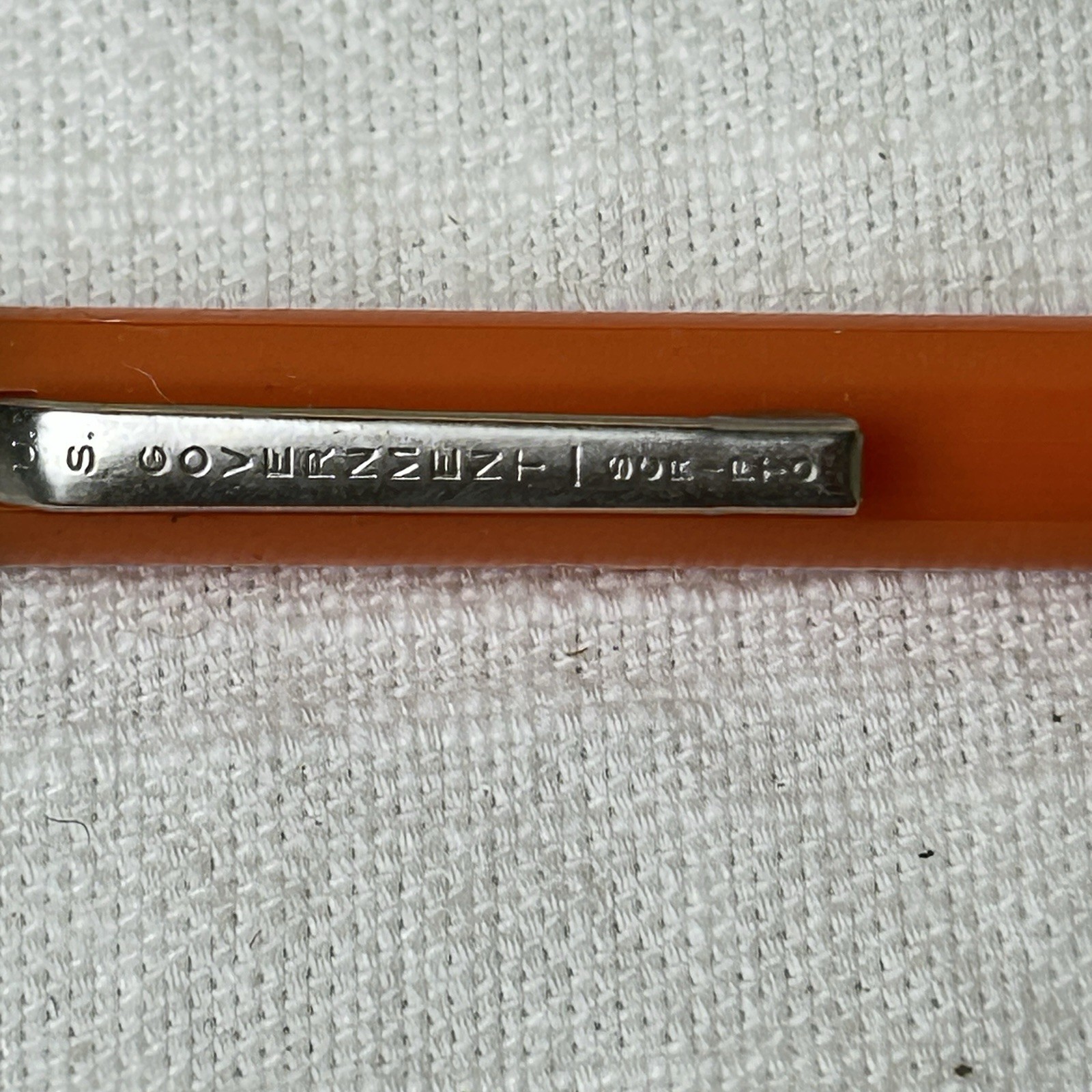 15 Scripto Mechanical Pencil Grease Crayon Orange US Government Vintage