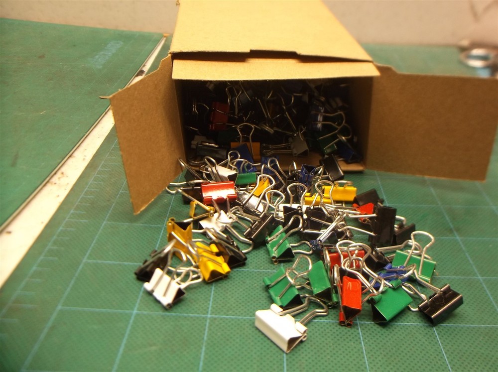 300 Assorted Colors Mini Binder Clips