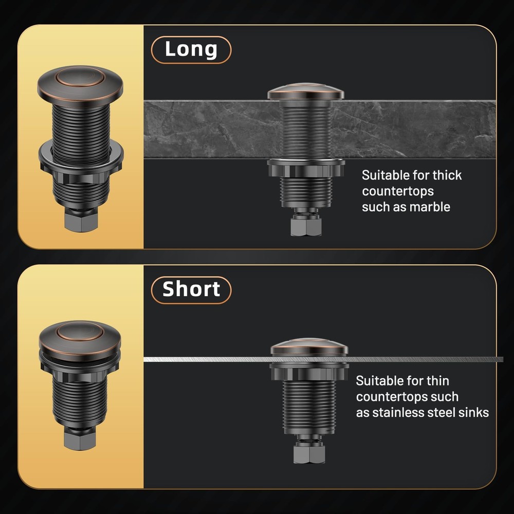 Garbage Disposal Air Switch Kit Professional Ul Listed Wireless Sink Top Garbage