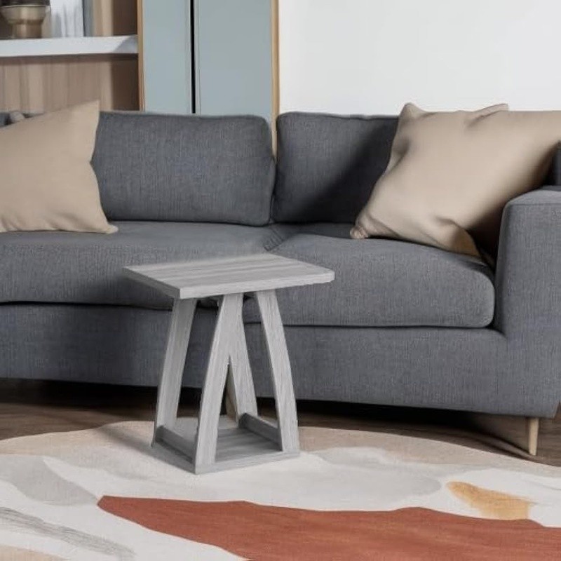 Charming Multifunctional End Table Storage Side Table Living Room Bedroom Use