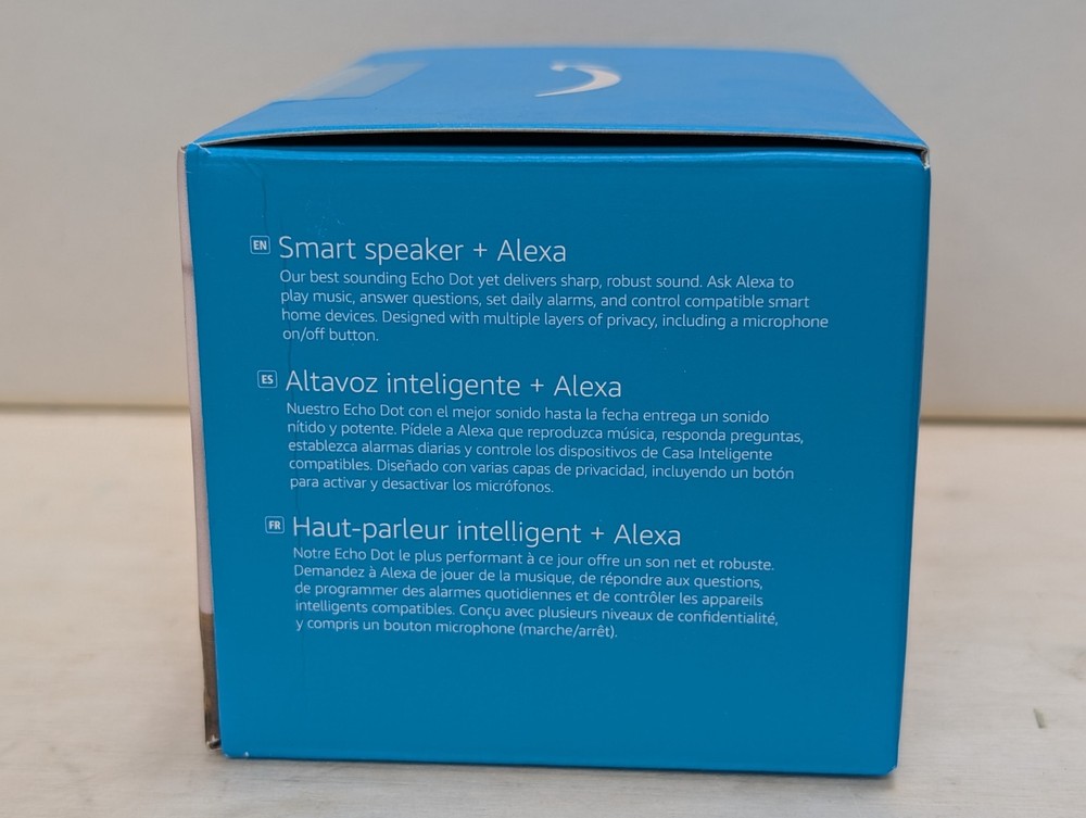 Amazon Echo Dot 5th Generation C2N6L4 Blue Bluetooth Smart Speaker With Alexa