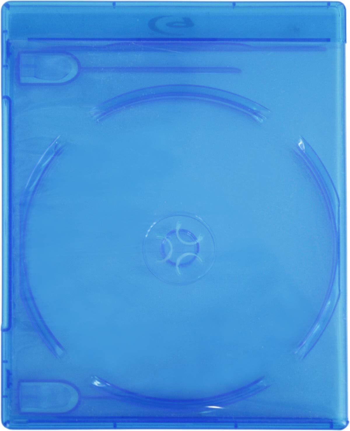 DOUBLE Discs Standard Blue Replacement Boxes Cases for Blu-Ray 2-Disc Movies DVD