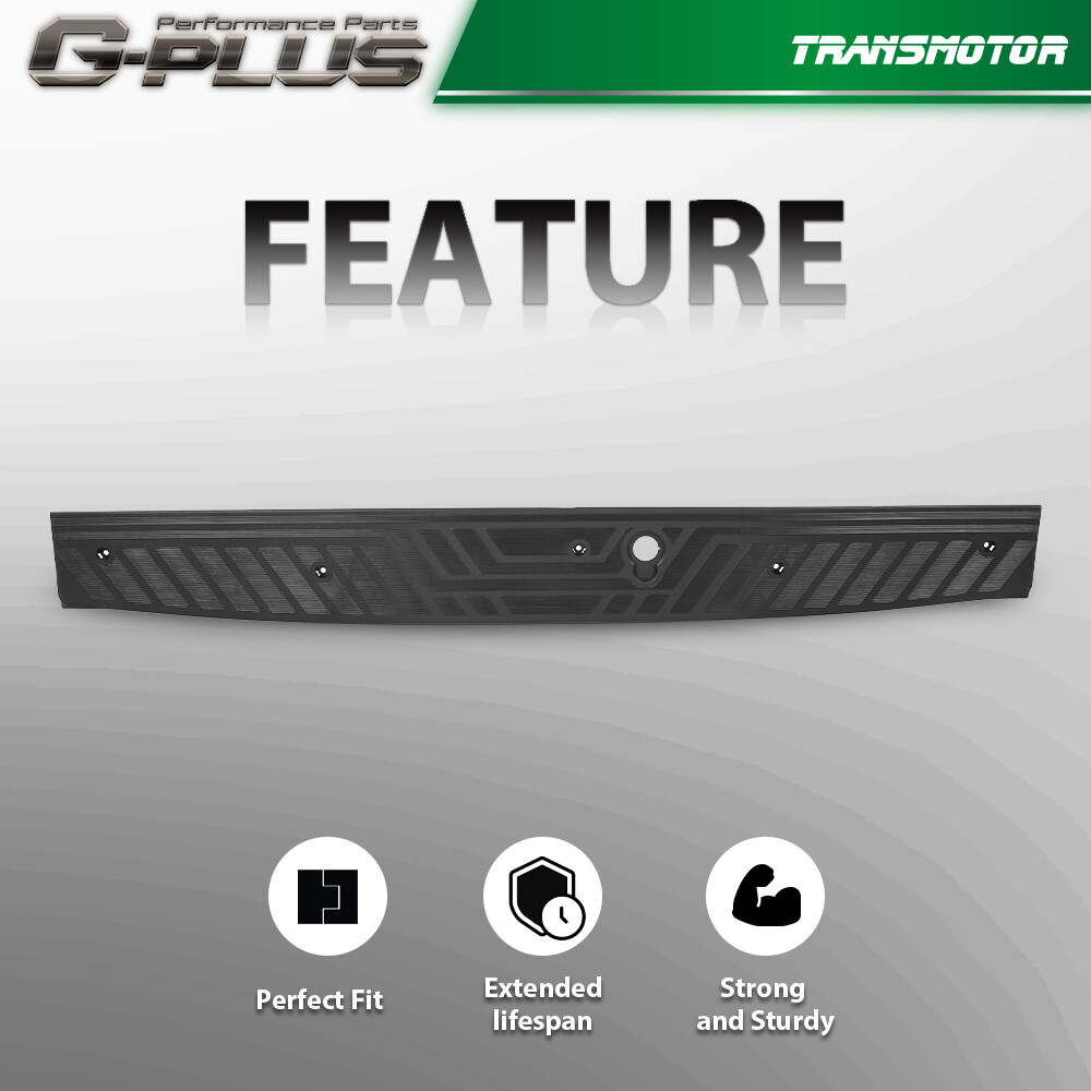 Rear Sill Plate Bumper Step Pad Fits Ford Transit 150 250 350HD/E-Transit 15-23