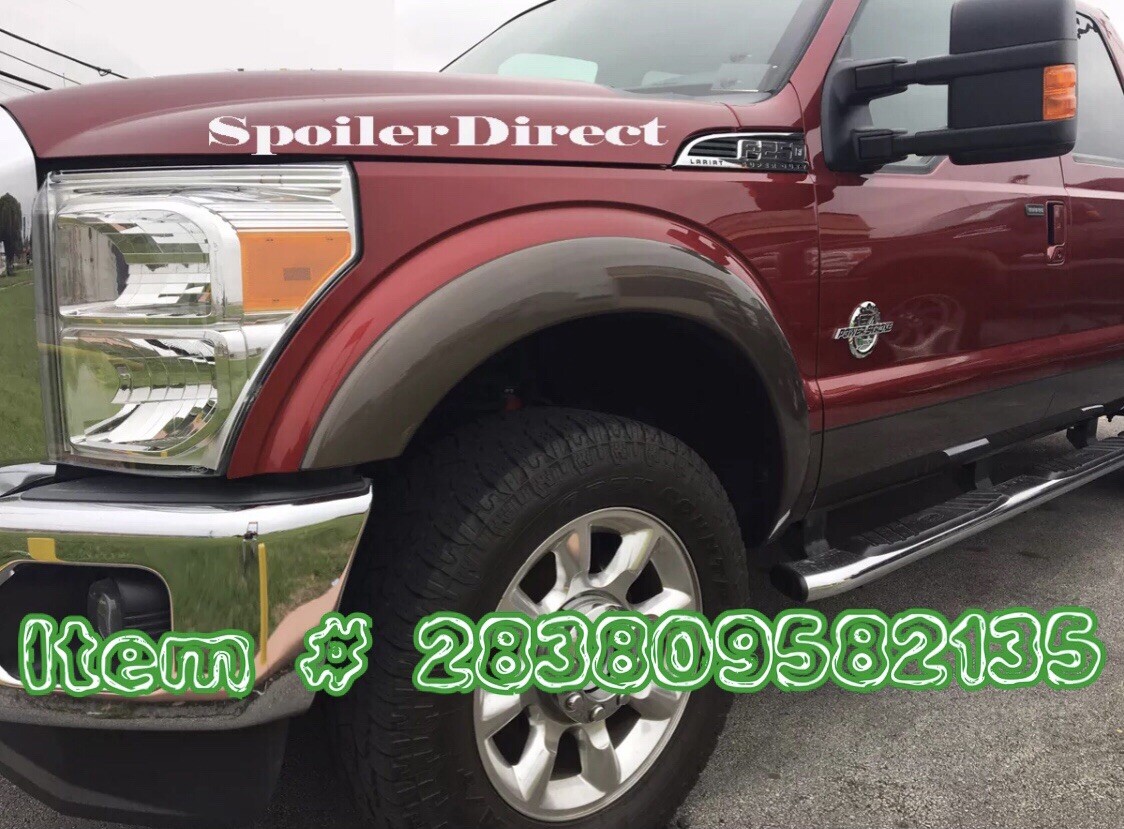 FENDER FLARES FOR 2011 2012 2013 2014 2015 2016 FORD F250 / F350 SUPER DUTY
