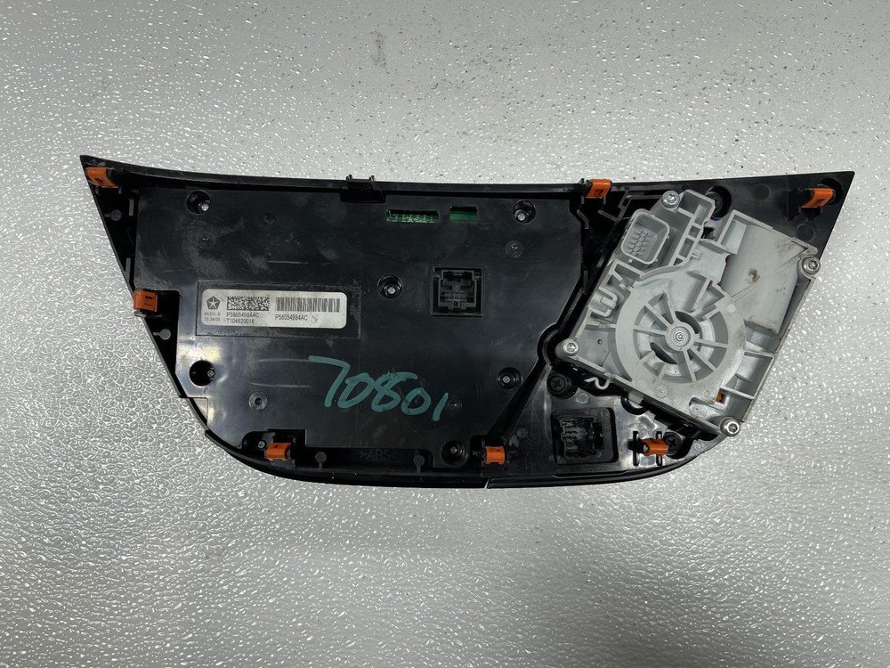 Heat/AC Controller OEM Front 3-Zone Auto Temp 56054984AC 2017 Chrysler Pacifica
