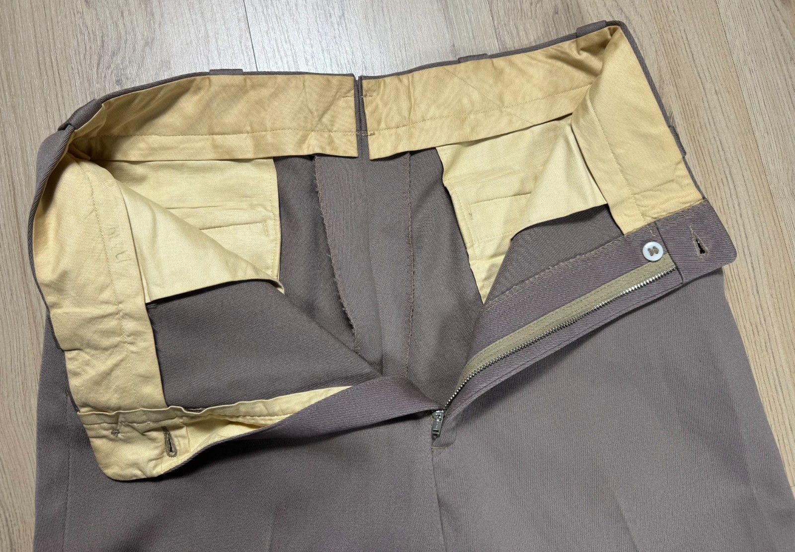 Vintage WW2 US Army Wool Pink Officer Trousers Pants Used