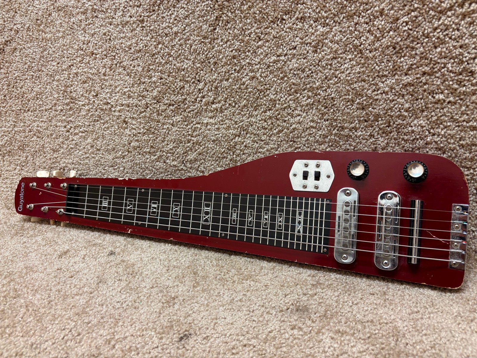 Guyatone Lap Steel HG-92 HG-99 Red MIJ 1960s