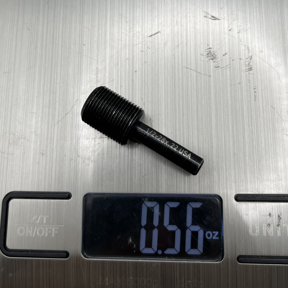 2 PackThread Die Starter Hex socket 1/2-28 for .22 - .223 Thread alignment tool