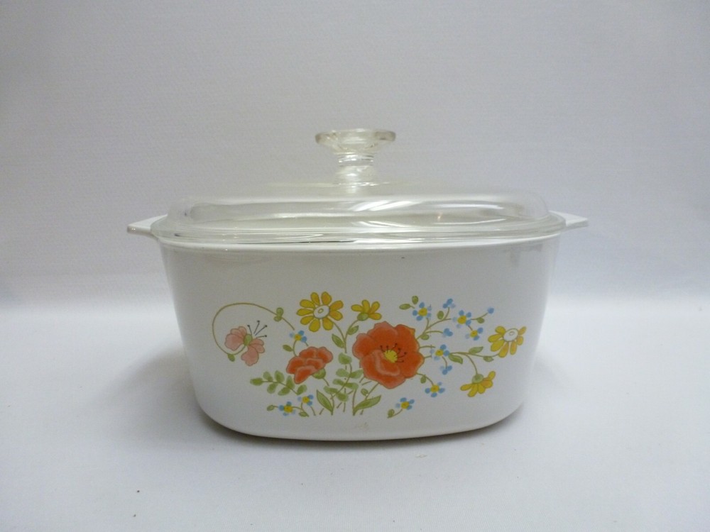 Corning Ware Wildflower A-3-B Casserole with Lid 3 Quart