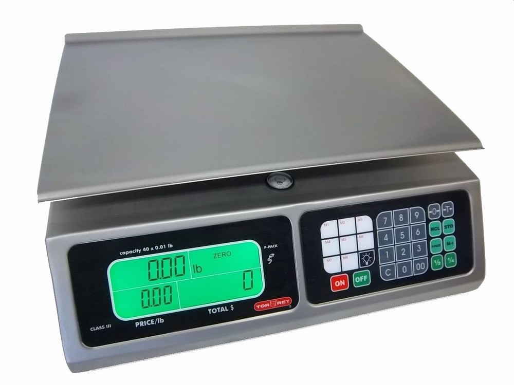 LPC40L Electronic Price Computing Scale, Rechargeable Battery, Stainless Stee...