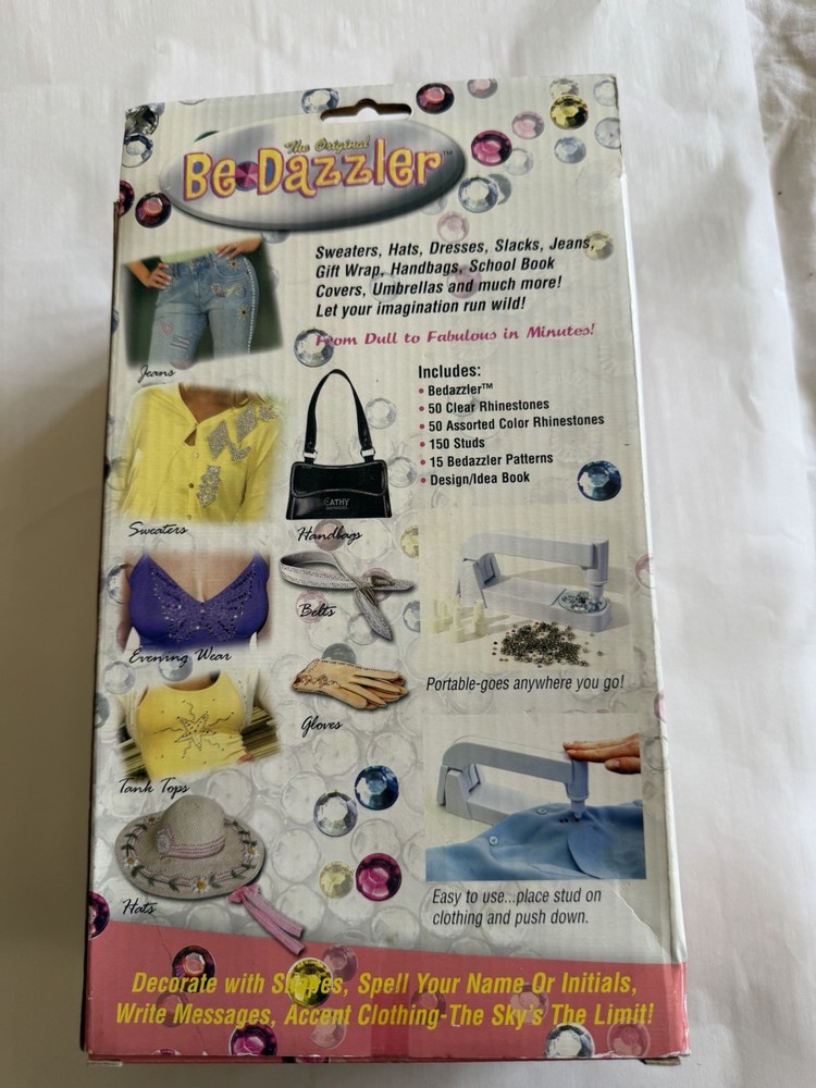 BeDazzler rhinestone stud setting kit Setter tool NOT COMPLETE