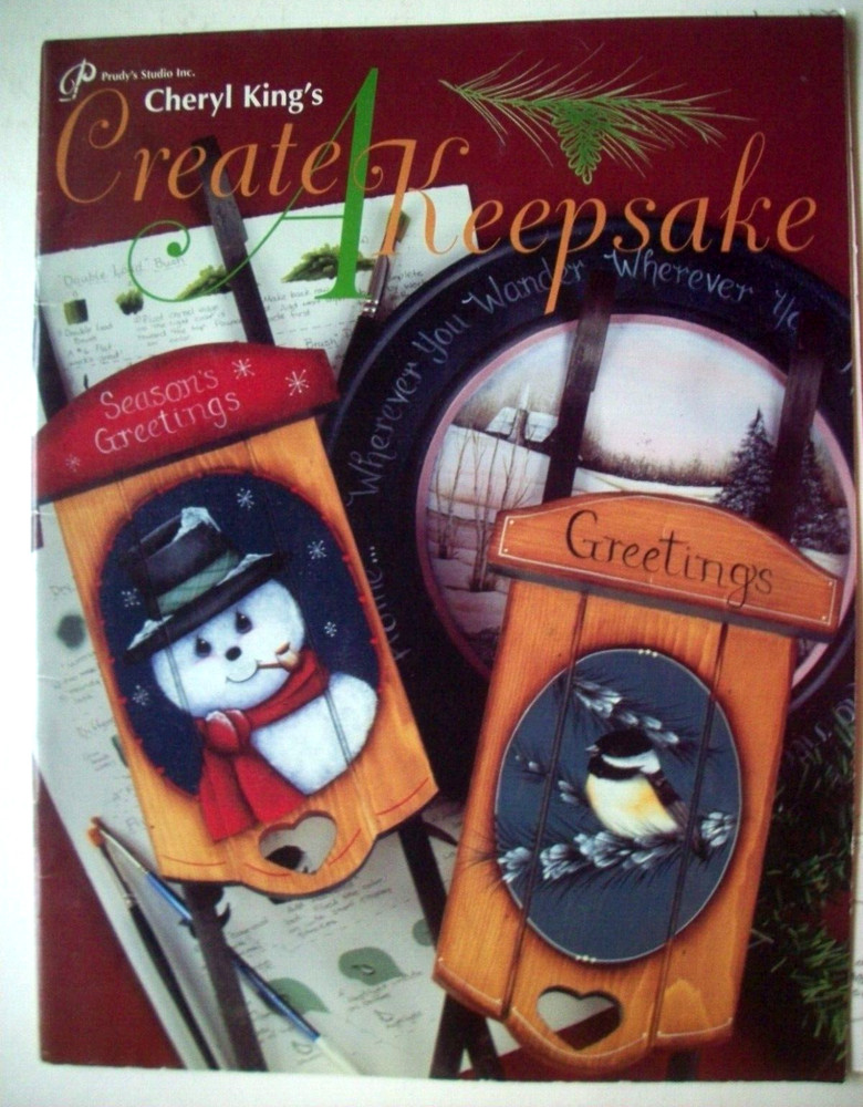 Cheryl King Create Keepsake  decorative painting patterns & instructions