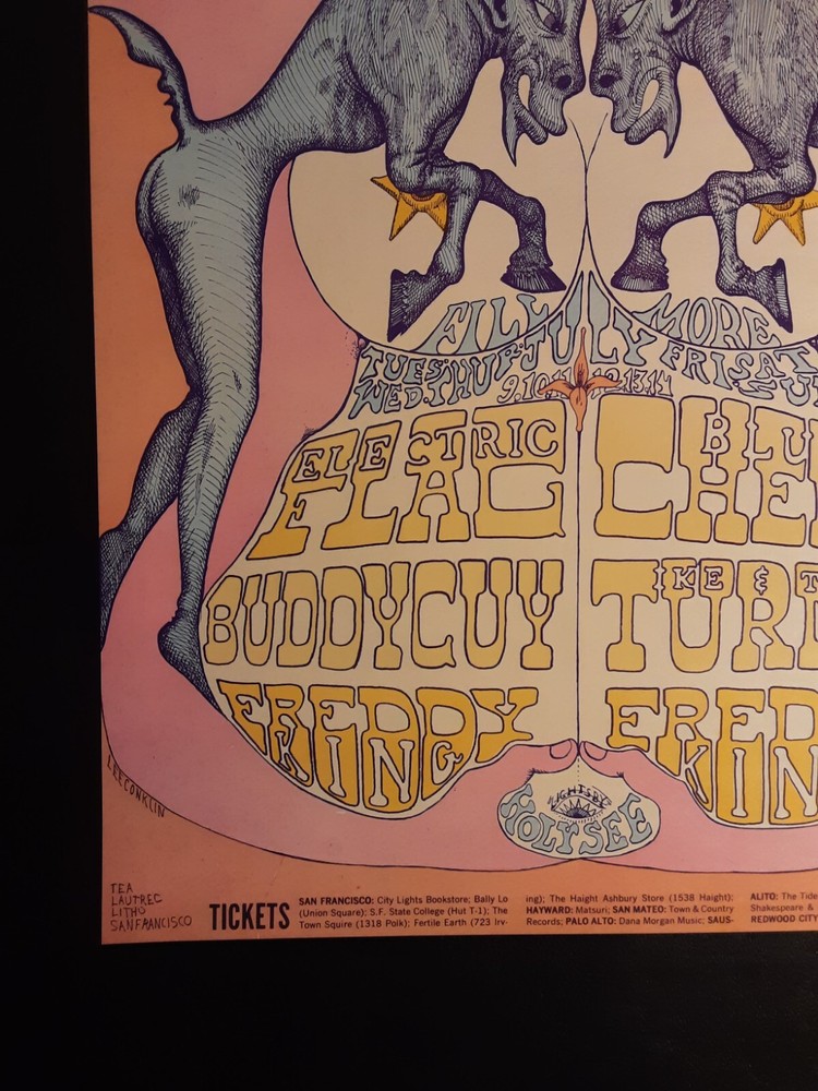 POSTER BG-128 / First printing / Buddy Guy / Blue Cheer