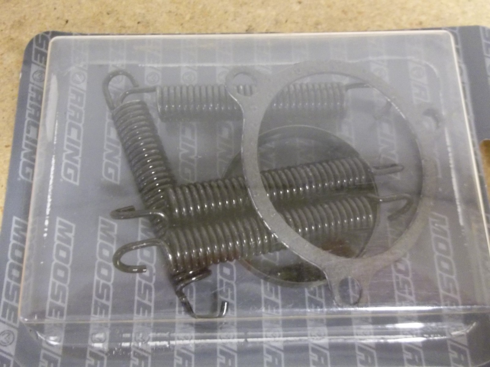 New Exhaust Pipe Seals Metal Gasket 4 Springs Honda CR500 CR 500 1994 - 2001