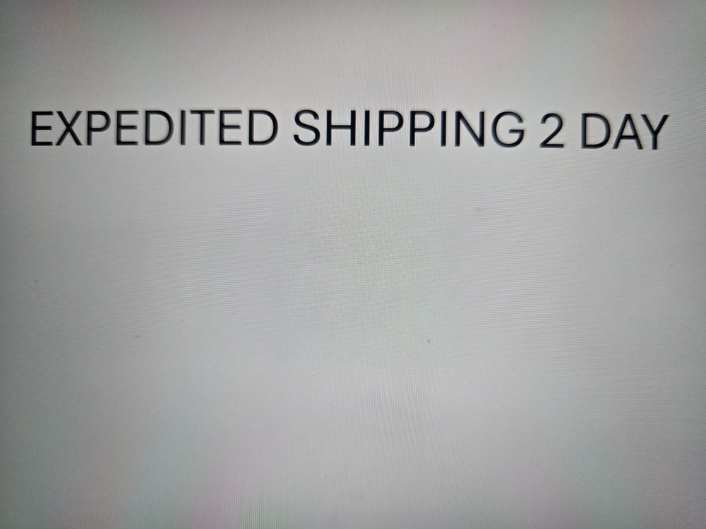 Expedited Shipping 2 day
