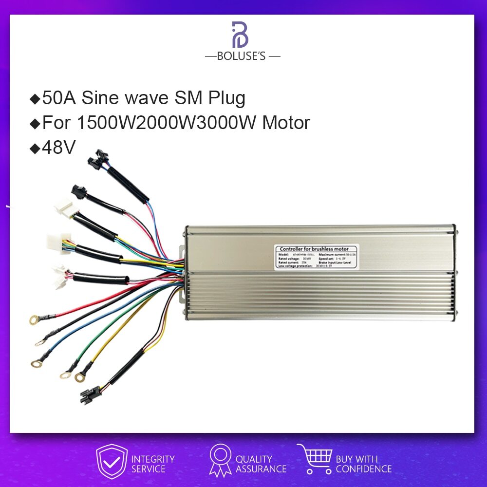 48V 50A Sinewave Squarewave Controller 56-90V 50A Electric Bike Controller