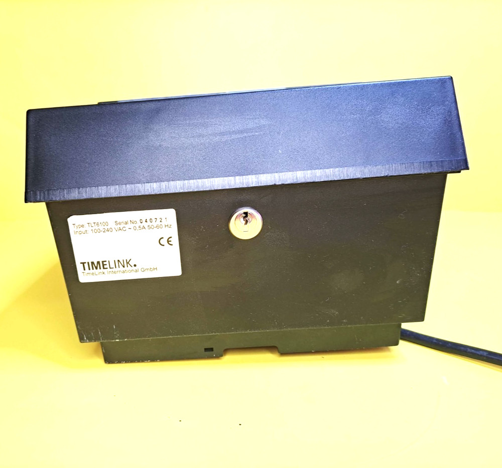⚡UNTESTED BUT POWERS ON⚡TIMELINK TLT6100 TIME CLOCK ATTENDANCE TERMINAL TRACKING