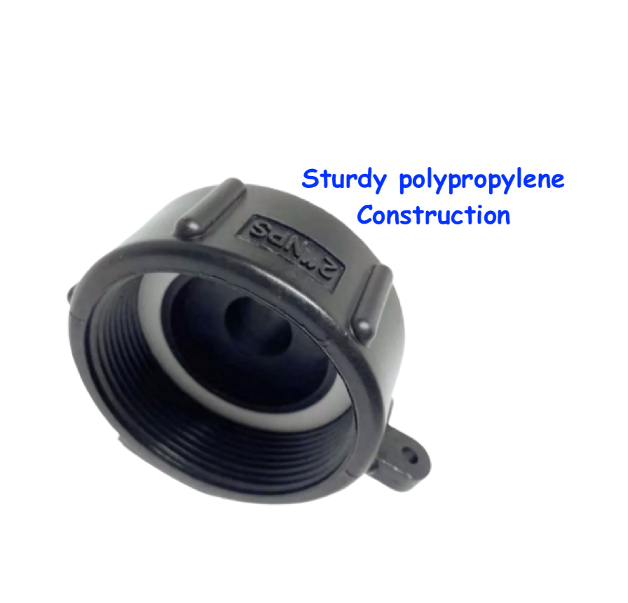 275 330 IBC TOTE TANK DRAIN ADAPTER FINE THRD 2 NPTX MALE G HOSE ADAPTER