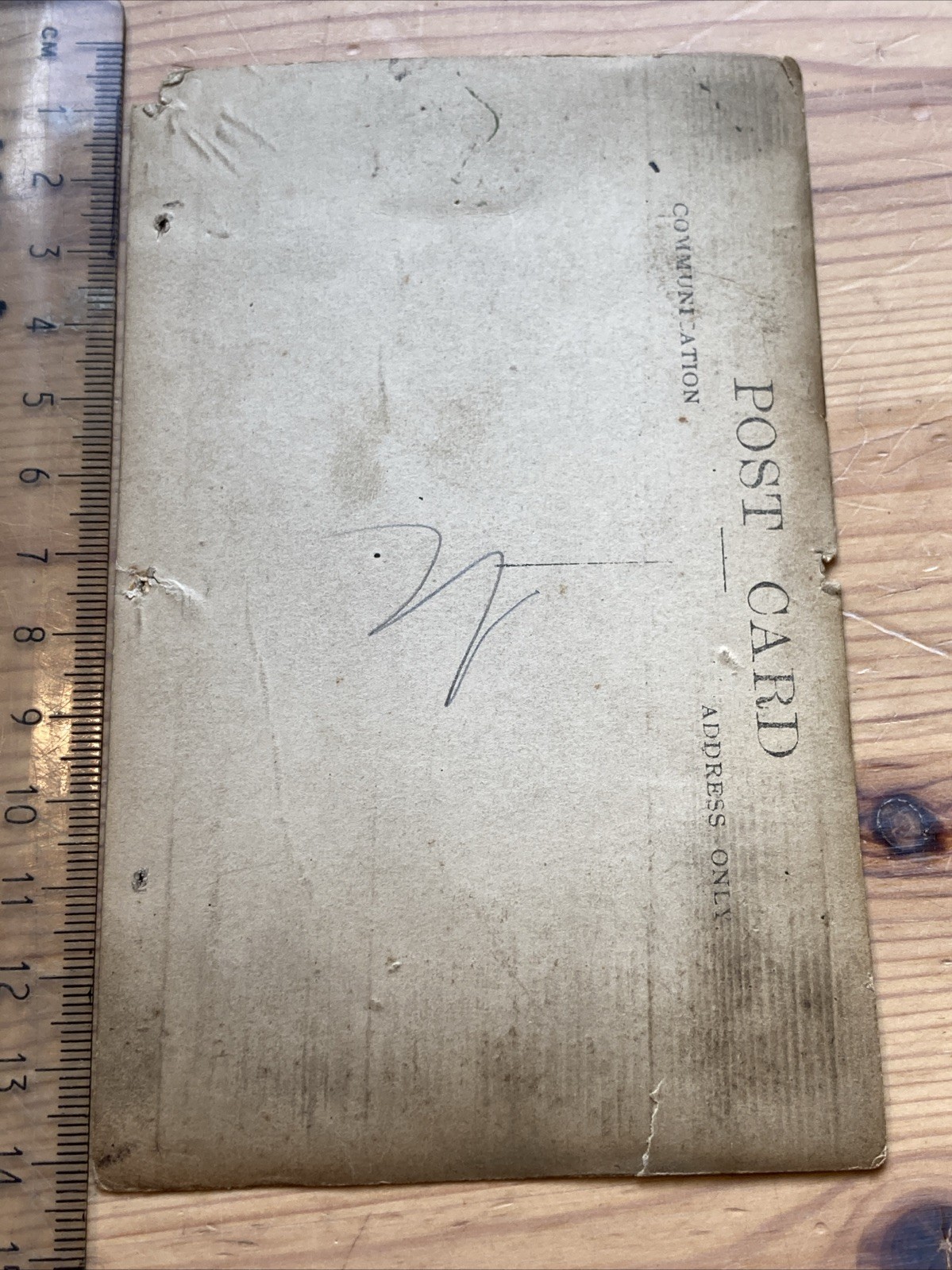 WWI era RPPC HMS “Marlborough” Photo Postcard - Devonport