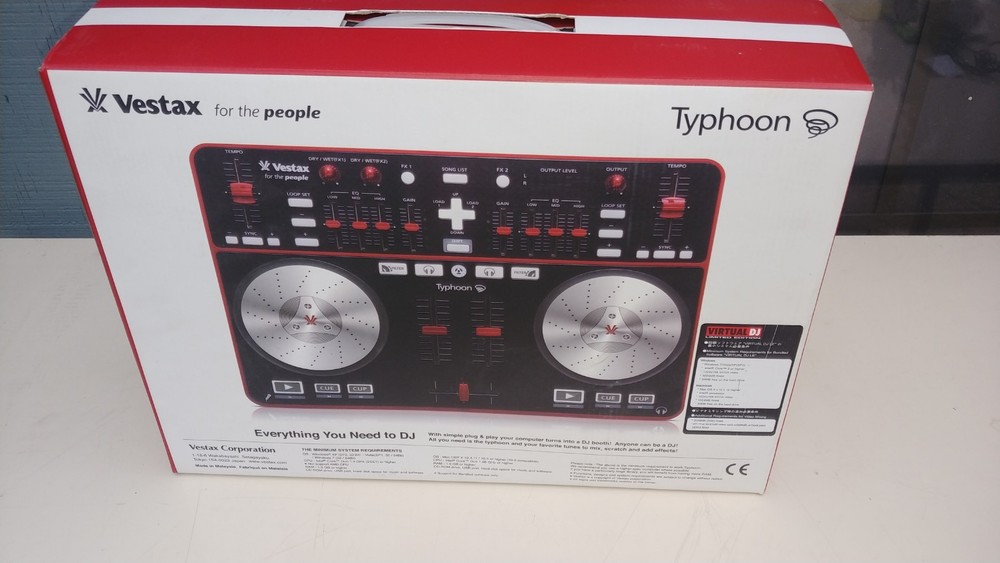 Vestax Typhoon DJ Interface MIDI