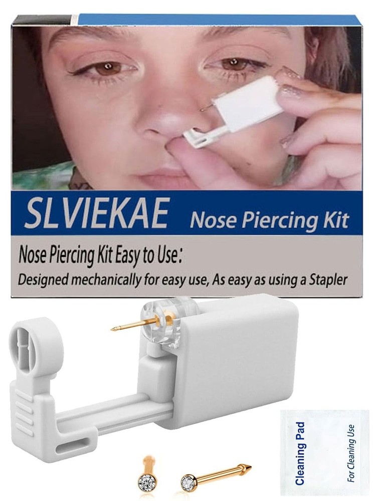 Self Nose Piercing Gun Kit - Easy, Safe, and Stylish Solution