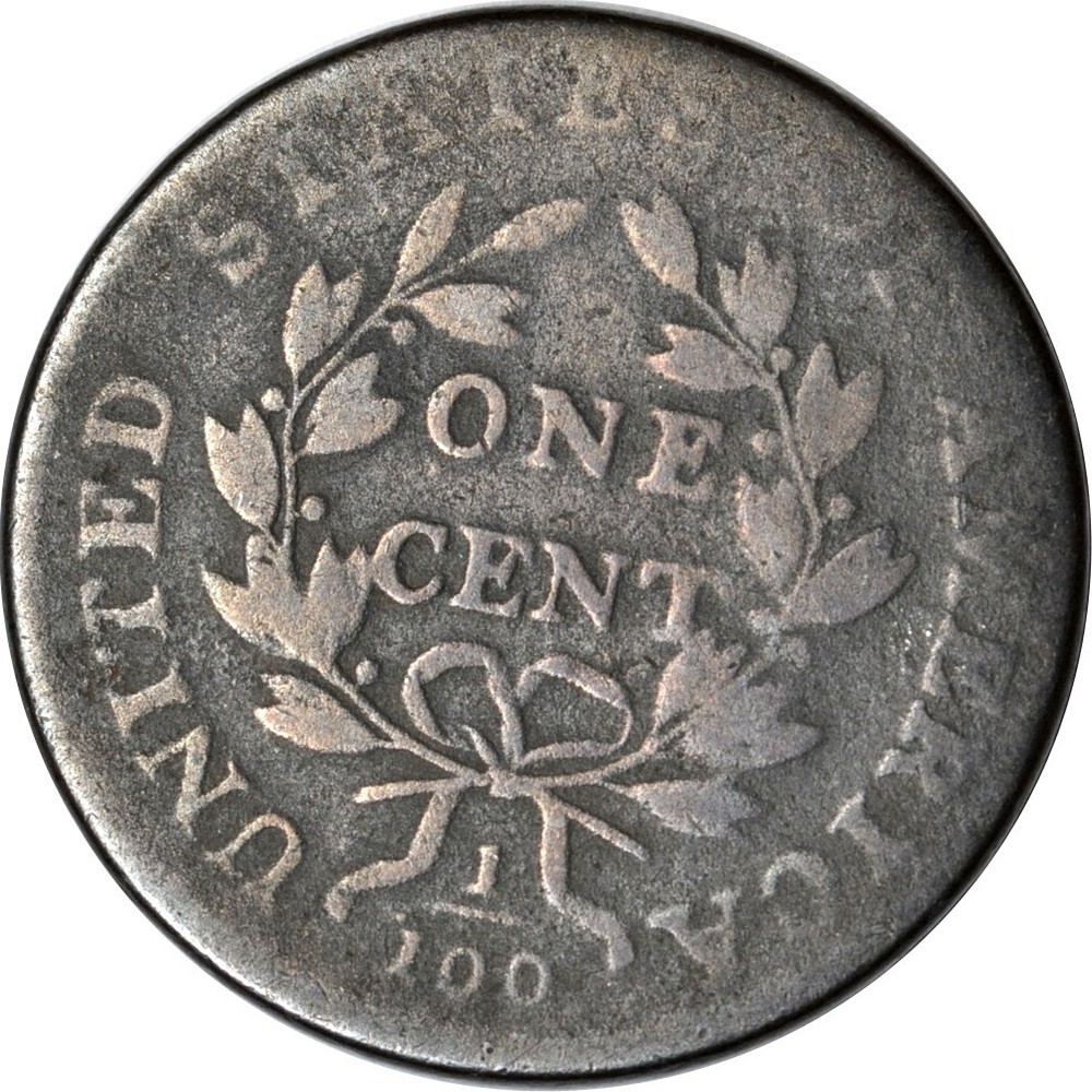 1801 1C Sheldon-214 Draped Bust Large Cent Good K16346